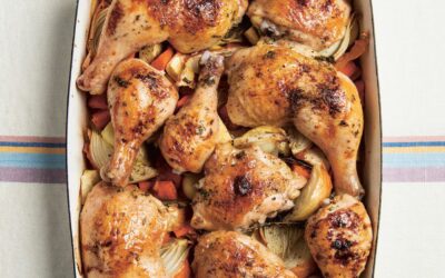 Rosh Hashanah Roast Chicken with thyme