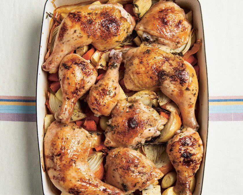 Rosh Hashanah Roast Chicken with thyme